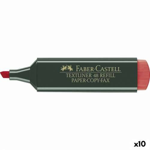 Marker Faber-Castell TEXTLINER 48 Crvena (10 kom.) Cijena