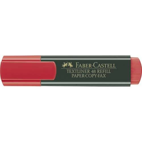 Marker Faber-Castell TEXTLINER 48 Crvena (10 kom.) Cijena