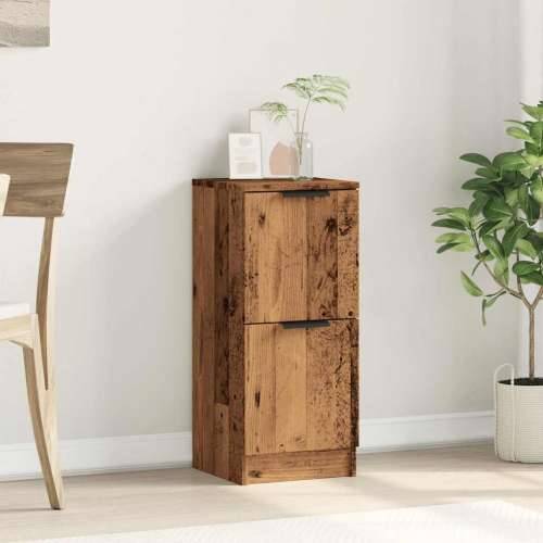 Komoda boja staro drvo 30 x 30 x 70 cm od konstruiranog drva - Staro drvo 1 Cijena