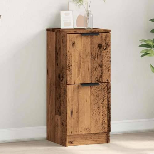 Komoda boja staro drvo 30 x 30 x 70 cm od konstruiranog drva - Staro drvo 1 Cijena