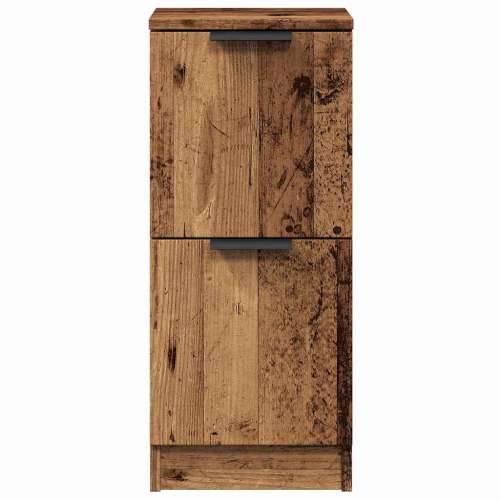 Komoda boja staro drvo 30 x 30 x 70 cm od konstruiranog drva - Staro drvo 1 Cijena