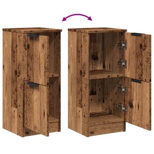 Komoda boja staro drvo 30 x 30 x 70 cm od konstruiranog drva - Staro drvo 1 Cijena