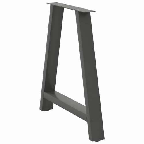 Noge za blagovaonski stol A-oblika 2 kom antracit 70 x (72-73) cm čelik - Antracit 70 x (72-73) cm 1 Cijena
