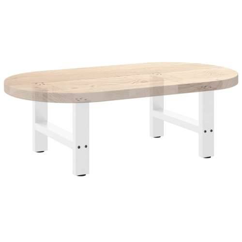Noge za klub stolić bijele 2 kom 60 x (42-43) cm čelik - Bijela 60 x (42-43) cm 2 1 Cijena