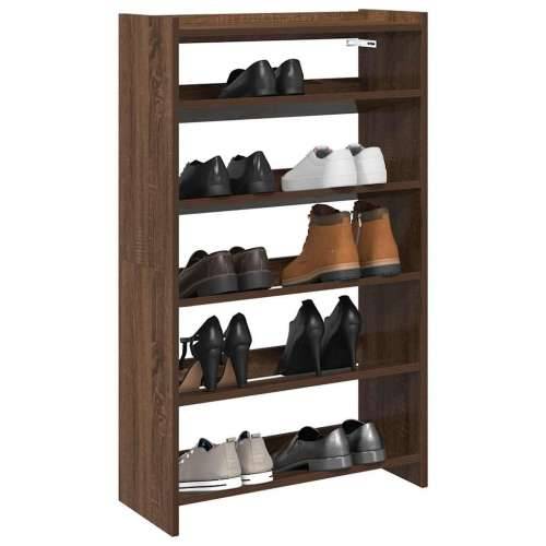 Stalak za cipele boja hrasta 60x25x100 cm konstruirano drvo - Smeđi hrast 1 100 cm 60 cm Cijena
