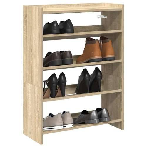 Stalak za cipele boja hrasta 60x25x81 cm konstruirano drvo - sonoma hrast 1 81 cm 60 cm Cijena