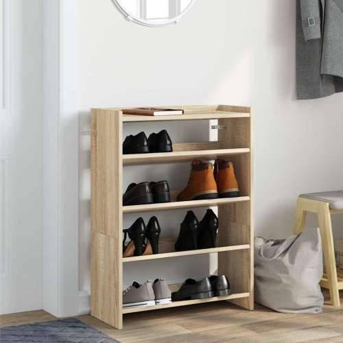 Stalak za cipele boja hrasta 60x25x81 cm konstruirano drvo - sonoma hrast 1 81 cm 60 cm Cijena