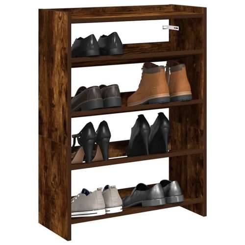 Stalak za cipele boja hrasta 60x25x81 cm konstruirano drvo - Dimljeni hrast 1 81 cm 60 cm Cijena