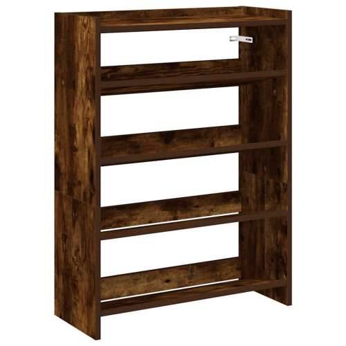 Stalak za cipele boja hrasta 60x25x81 cm konstruirano drvo - Dimljeni hrast 1 81 cm 60 cm Cijena
