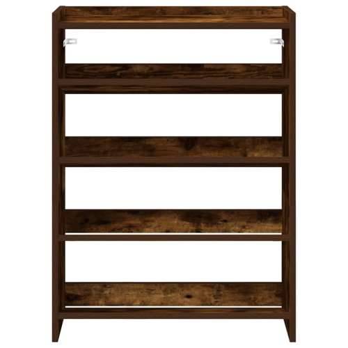 Stalak za cipele boja hrasta 60x25x81 cm konstruirano drvo - Dimljeni hrast 1 81 cm 60 cm Cijena