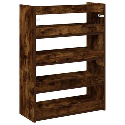 Stalak za cipele boja hrasta 60x25x81 cm konstruirano drvo - Dimljeni hrast 1 81 cm 60 cm Cijena