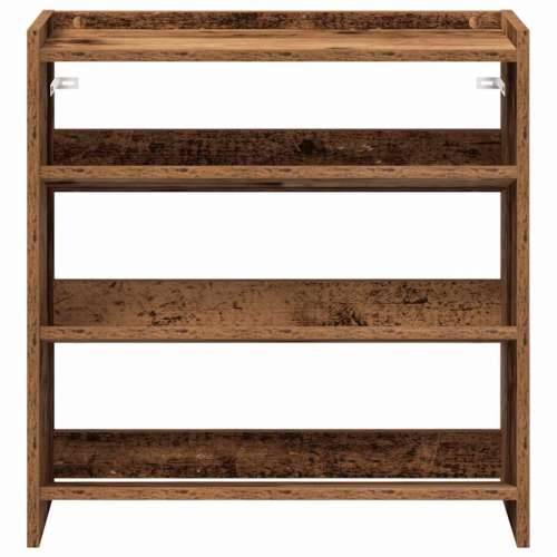 Stalak za cipele boja staro drvo 60x25x62 cm konstruirano drvo - Staro drvo 1 62 cm 60 cm Cijena