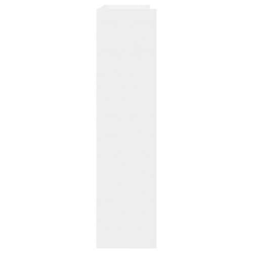 Stalak za cipele bijeli 80x25x100 cm od konstruiranog drva - Bijela 1 100 cm 80 cm Cijena
