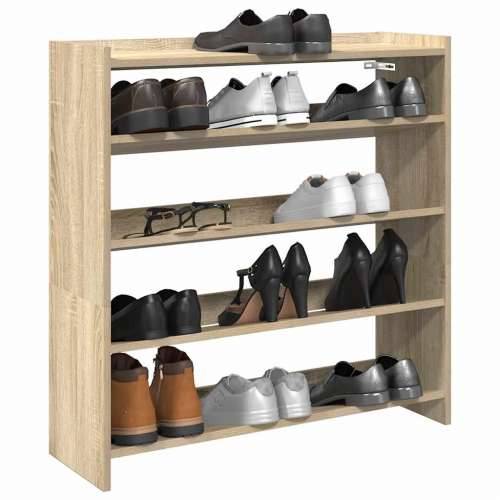 Stalak za cipele boja hrasta 80x25x81 cm konstruirano drvo - sonoma hrast 1 81 cm 80 cm Cijena