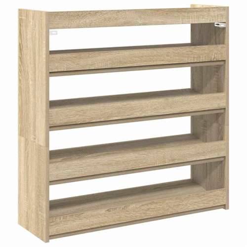 Stalak za cipele boja hrasta 80x25x81 cm konstruirano drvo - sonoma hrast 1 81 cm 80 cm Cijena