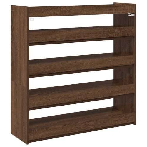 Stalak za cipele boja hrasta 80x25x81 cm konstruirano drvo - Smeđi hrast 1 81 cm 80 cm Cijena