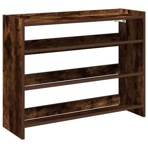 Stalak za cipele boja hrasta 80x25x62 cm konstruirano drvo - Dimljeni hrast 1 62 cm 80 cm Cijena