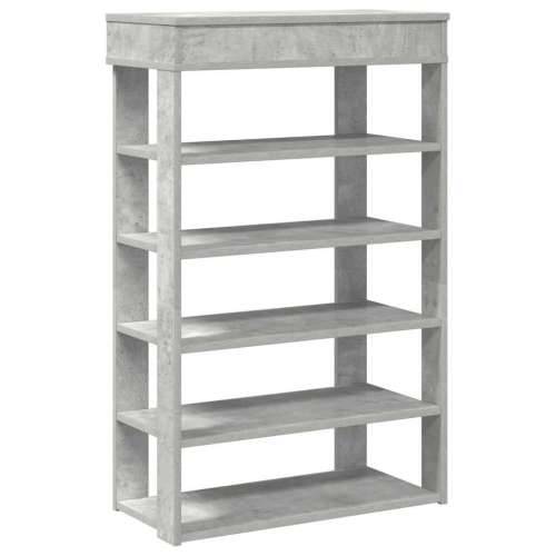 Stalak za cipele boja betona 60x30x98 cm konstruirano drvo - Beton siva 1 60 cm Cijena
