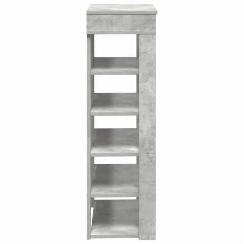 Stalak za cipele boja betona 60x30x98 cm konstruirano drvo - Beton siva 1 60 cm Cijena