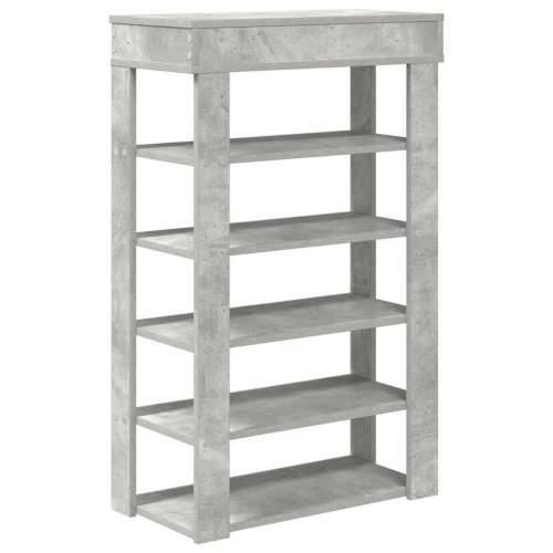 Stalak za cipele boja betona 60x30x98 cm konstruirano drvo - Beton siva 1 60 cm Cijena