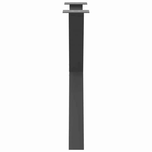 Noge za blagovaonski stol u obliku slova X, 2 kom, antracit, 70 x (72-73) cm, čelik - Antracit 70 x (72-73) cm (80 mm) 2 1 Cijena