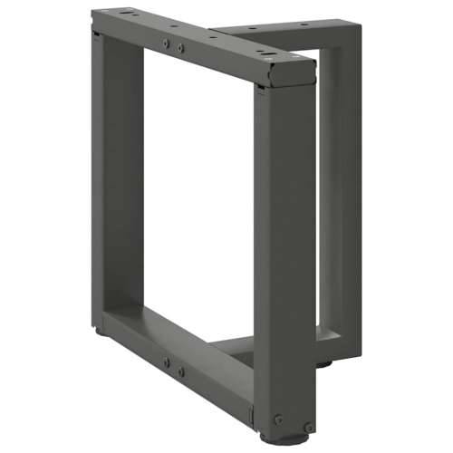 Noge za klub stolić T-oblika 2 kom antracit 50x25x(42-43) cm čelik - Antracit 50 x 25 x (42-43) cm 1 Cijena