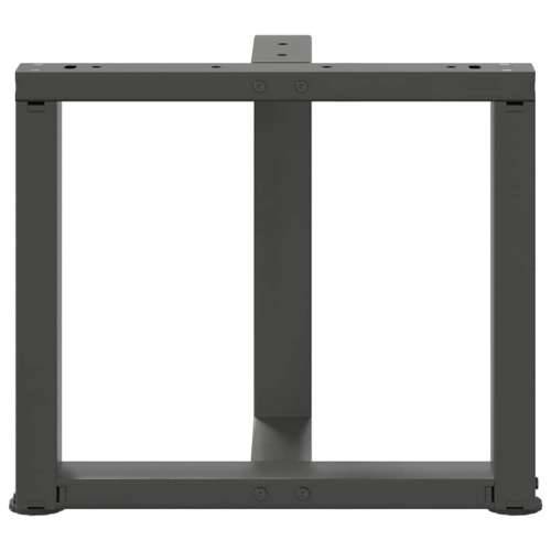 Noge za klub stolić T-oblika 2 kom antracit 50x25x(42-43) cm čelik - Antracit 50 x 25 x (42-43) cm 1 Cijena