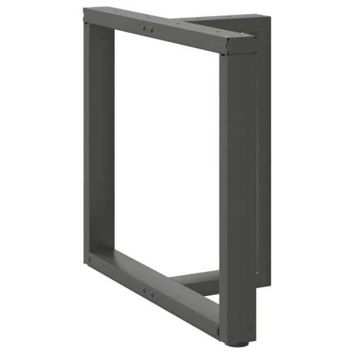 Noge za blagovaonski stol T-oblika 2 kom antracit 70x35x(72-73) cm čelik - Antracit 70 x 35 x (72-73) cm 1 Cijena
