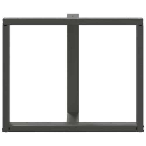 Noge za blagovaonski stol T-oblika 2 kom antracit 100x35x(72-73) cm čelik - Antracit 100 x 35 x (72-73) cm 1 Cijena