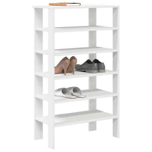 Stalak za cipele bijeli 61x32x105 cm od konstruiranog drva - Bijela 1 105 cm Cijena