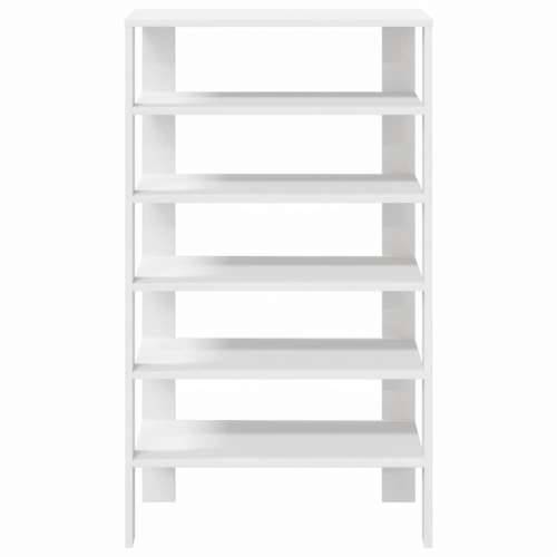 Stalak za cipele bijeli 61x32x105 cm od konstruiranog drva - Bijela 1 105 cm Cijena