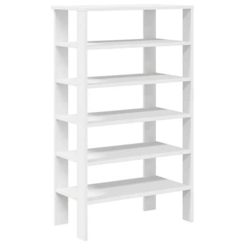 Stalak za cipele bijeli 61x32x105 cm od konstruiranog drva - Bijela 1 105 cm Cijena