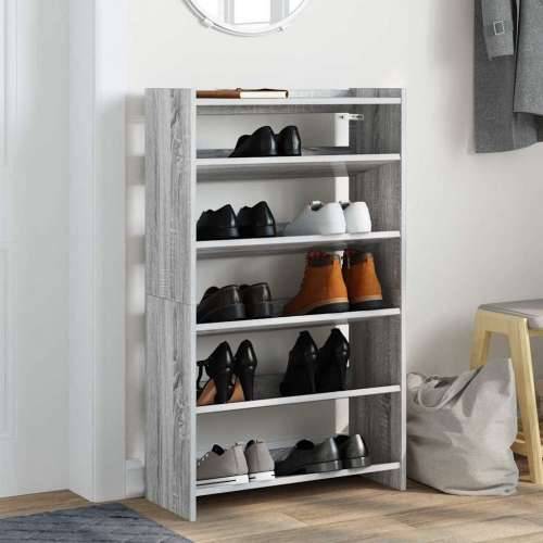 Stalak za cipele boja hrasta 60x25x100 cm konstruirano drvo - Sivi hrast sonoma 1 100 cm 60 cm Cijena