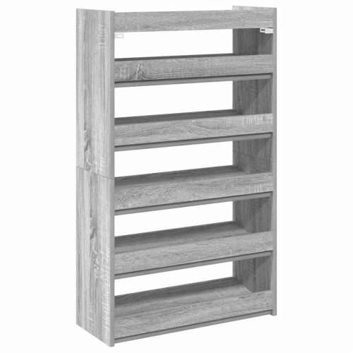 Stalak za cipele boja hrasta 60x25x100 cm konstruirano drvo - Sivi hrast sonoma 1 100 cm 60 cm Cijena