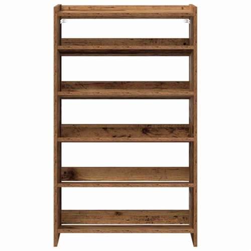 Stalak za cipele boja staro drvo 60x25x100 cm konstruirano drvo - Staro drvo 1 100 cm 60 cm Cijena