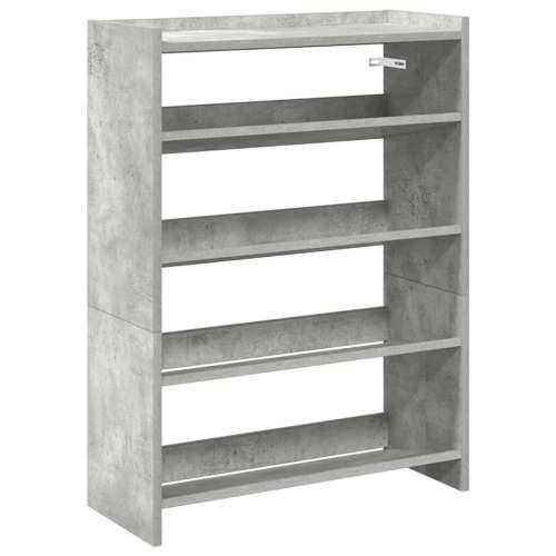 Stalak za cipele boja betona 60x25x81 cm konstruirano drvo - Beton siva 1 81 cm 60 cm Cijena