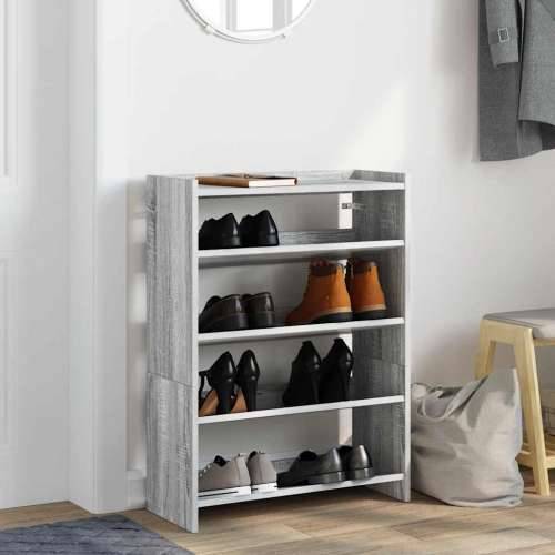 Stalak za cipele boja hrasta 60x25x81 cm konstruirano drvo - Sivi hrast sonoma 1 81 cm 60 cm Cijena