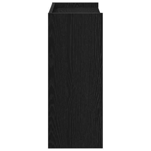 Stalak za cipele crni 60x25x62 cm od konstruiranog drva - Crna 1 62 cm 60 cm Cijena