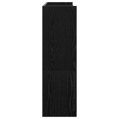 Stalak za cipele crni 80x25x81 cm od konstruiranog drva - Crna 1 81 cm 80 cm Cijena