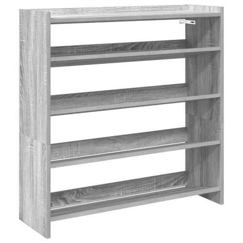 Stalak za cipele boja hrasta 80x25x81 cm konstruirano drvo - Sivi hrast sonoma 1 81 cm 80 cm Cijena