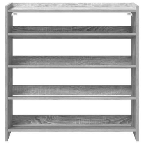 Stalak za cipele boja hrasta 80x25x81 cm konstruirano drvo - Sivi hrast sonoma 1 81 cm 80 cm Cijena