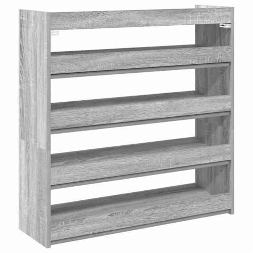 Stalak za cipele boja hrasta 80x25x81 cm konstruirano drvo - Sivi hrast sonoma 1 81 cm 80 cm Cijena