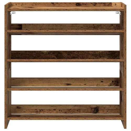 Stalak za cipele boja staro drvo 80x25x81 cm konstruirano drvo - Staro drvo 1 81 cm 80 cm Cijena