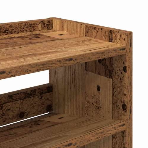 Stalak za cipele boja staro drvo 80x25x81 cm konstruirano drvo - Staro drvo 1 81 cm 80 cm Cijena