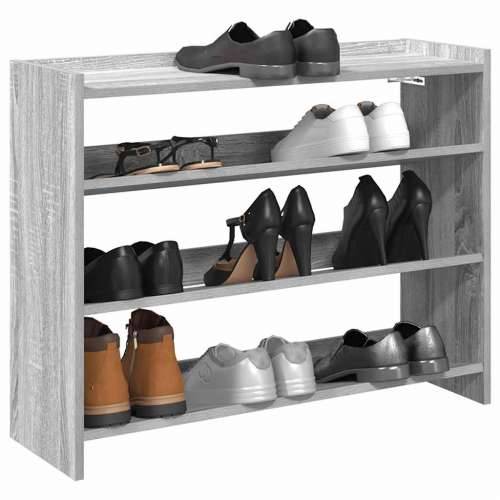 Stalak za cipele boja hrasta 80x25x62 cm konstruirano drvo - Sivi hrast sonoma 1 62 cm 80 cm Cijena