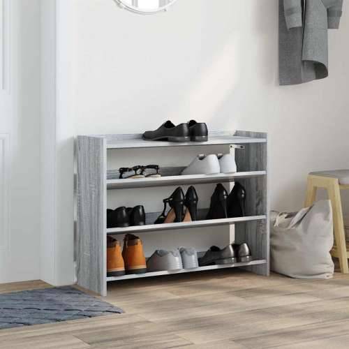 Stalak za cipele boja hrasta 80x25x62 cm konstruirano drvo - Sivi hrast sonoma 1 62 cm 80 cm Cijena