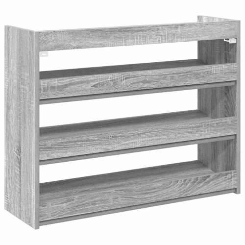Stalak za cipele boja hrasta 80x25x62 cm konstruirano drvo - Sivi hrast sonoma 1 62 cm 80 cm Cijena