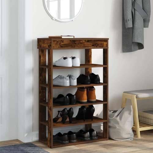 Stalak za cipele boja hrasta 60x30x98 cm konstruirano drvo - Dimljeni hrast 1 60 cm Cijena