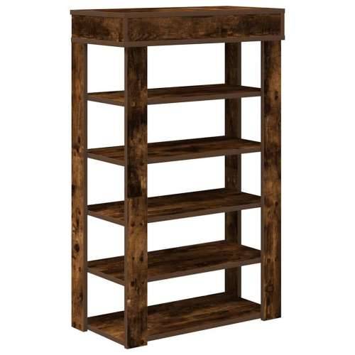 Stalak za cipele boja hrasta 60x30x98 cm konstruirano drvo - Dimljeni hrast 1 60 cm Cijena