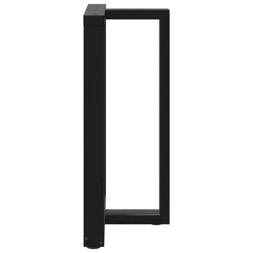 Noge za barski stol T-oblika 2 kom Crne 60x35x(90-91) cm Čelik - Crna 60 x 35 x (90-91) cm 1 Cijena